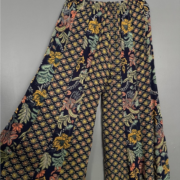 Angie Vibrant Yellow and Pink Wide Leg Jumpsuit - Picture 4 of 8